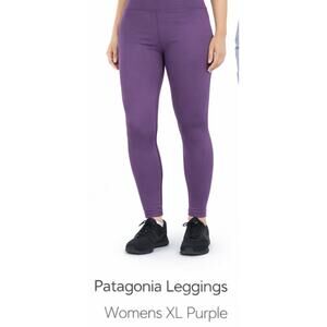 Patagonia Leggings Womens XL Purple Athletic Yoga Hiking Outdoor